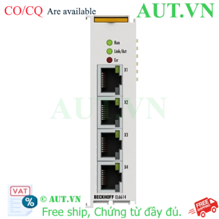 Ảnh của Beckhoff EL6614 | Switch EtherCAT 4 Cổng RJ45 Chính Hãng