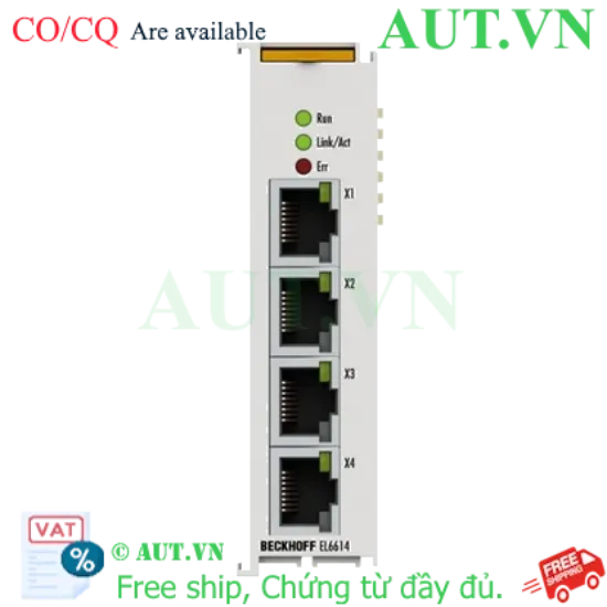 Ảnh của Beckhoff EL6614 | Switch EtherCAT 4 Cổng RJ45 Chính Hãng