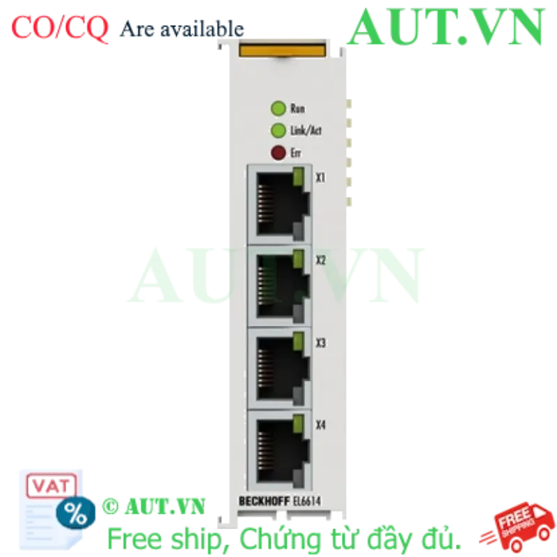 Ảnh của Beckhoff EL6614 | Switch EtherCAT 4 Cổng RJ45 Chính Hãng