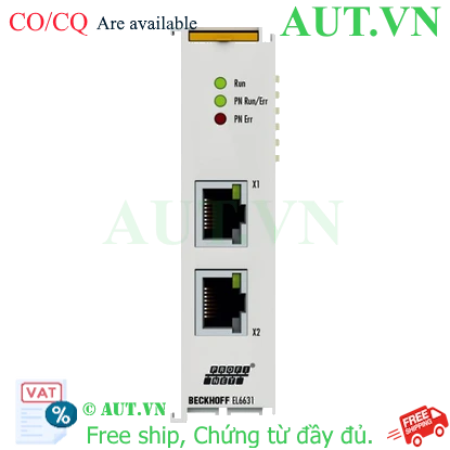 Ảnh của EL6631 | EtherCAT Terminal, 2-port communication interface, PROFINET RT, controller
