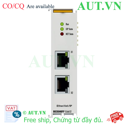 Ảnh của EL6652 | EtherCAT Terminal, 2-port communication interface, EtherNet/IP, scanner