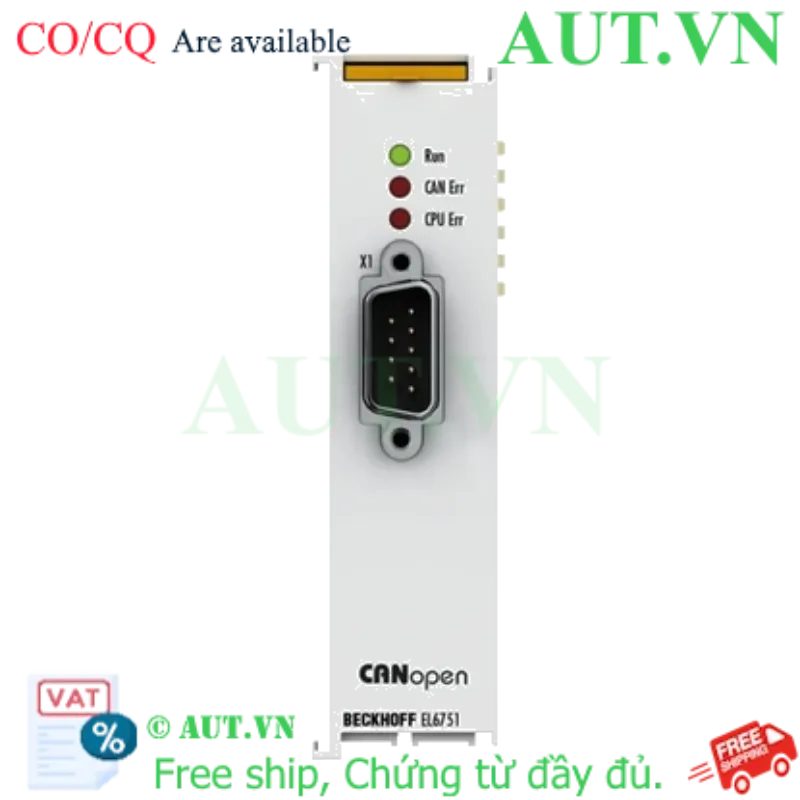 Ảnh của EL6751 | EtherCAT Terminal, 1-channel communication interface, CANopen, master/slave