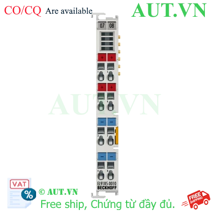 Ảnh của EL9185-0010 | Potential distribution terminal, 4 x 24 V DC, 4 x 0 V DC, potential supply function