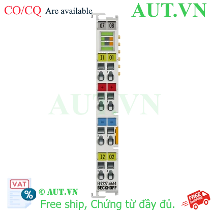 Ảnh của EL9227-6644 | Overcurrent protection terminal, 24 V DC, 2-channel, 4 A/4 A, extended functionalities