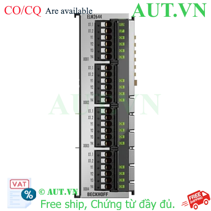 Ảnh của ELM2644-0000 | EtherCAT Terminal, 4-channel reed output, multiplexer, 48 V AC/DC, 0.5 A, potential-free, 1 x 4