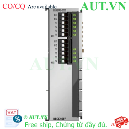 Ảnh của ELM2742-0000 | EtherCAT Terminal, 2-channel solid state relay output, multiplexer, 48 V AC/DC, 1 A, potential-free, 1 x 4