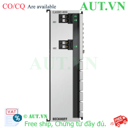Ảnh của ELM3002-0030 | EtherCAT Terminal, 2-channel analog input, voltage, ±30 V…±20 mV, 24 bit, 20 ksps, externally calibrated