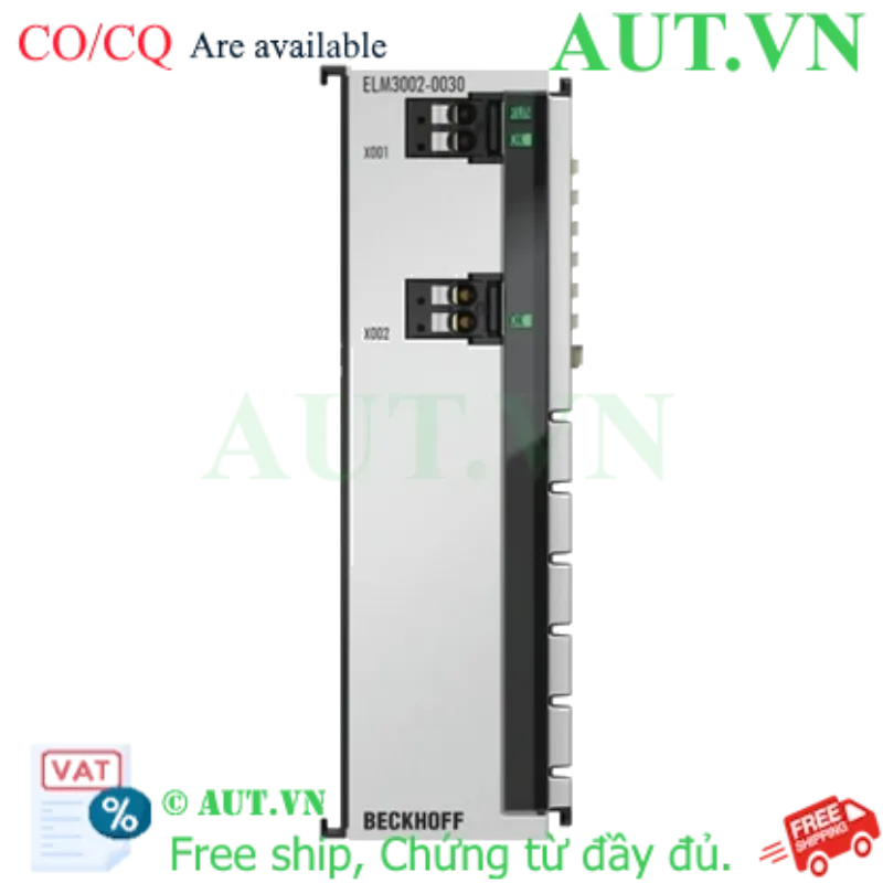 Ảnh của ELM3002-0030 | EtherCAT Terminal, 2-channel analog input, voltage, ±30 V…±20 mV, 24 bit, 20 ksps, externally calibrated