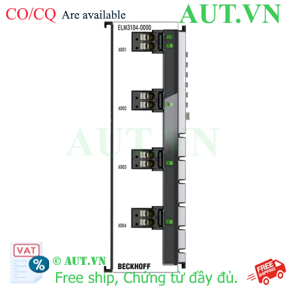 Ảnh của ELM3104-0000 | EtherCAT Terminal, 4-channel analog input, current, ±20 mA, 24 bit, 10 ksps