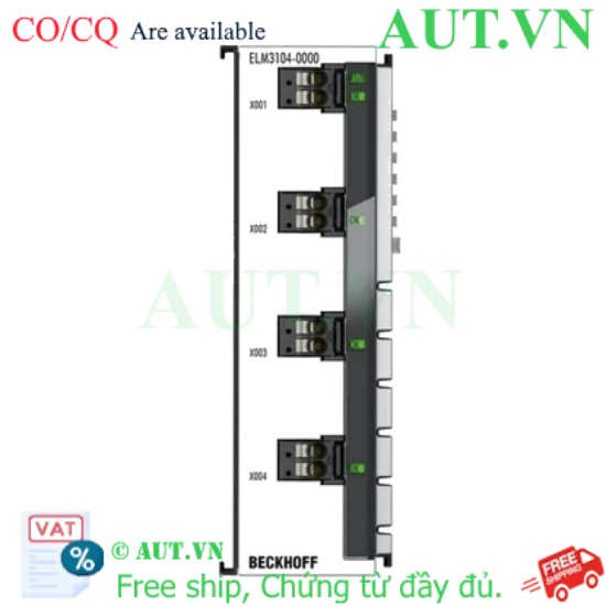 Ảnh của ELM3104-0000 | EtherCAT Terminal 4 Kênh Analog Input (Dòng điện ±20 mA, 24-bit) - Beckhoff