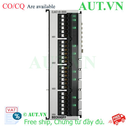 Ảnh của ELM3148-0000 | EtherCAT Terminal, 8-channel analog input, multi-function, ±10…±1.25 V, ±20 mA, 24 bit, 1 ksps