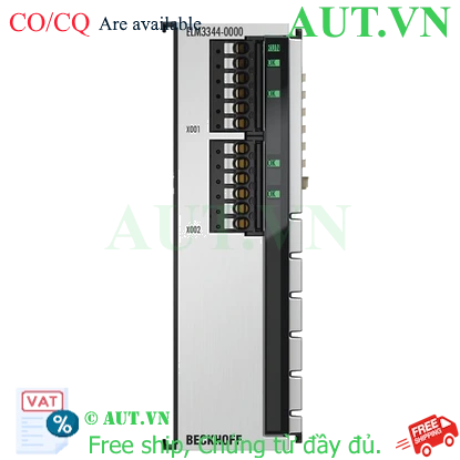 Ảnh của ELM3344-0000 | EtherCAT Terminal, 4-channel analog input, temperature, thermocouple, 24 bit, high-precision, 1 ksps