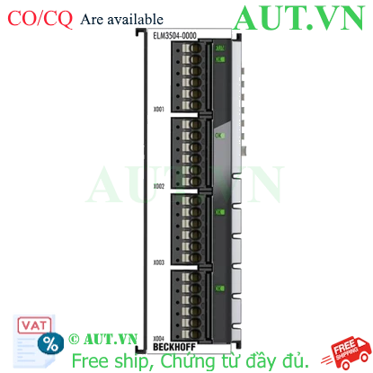 Ảnh của ELM3504-0000 | EtherCAT Terminal, 4-channel analog input, measuring bridge, full/half/quarter bridge, 24 bit, 10 ksps