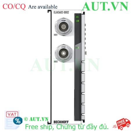 Ảnh của Bộ Thiết Bị Đầu Cuối EtherCAT ELM3602-0002 Beckhoff | Module Đầu Vào Tương Tự 2 Kênh IEPE