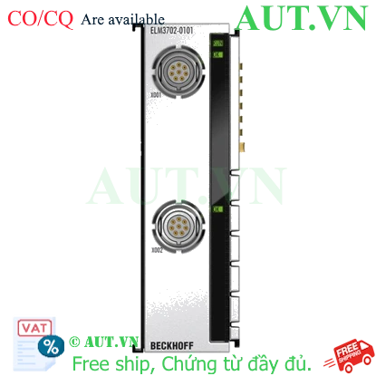 Ảnh của ELM3702-0101 | EtherCAT Terminal, 2-channel analog input, multi-function, 24 bit, 10 ksps, electrically isolated, LEMO