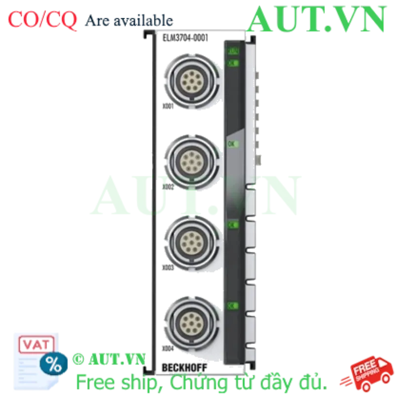 Ảnh của Beckhoff ELM3704-0001 | EtherCAT Terminal 4 Kênh Analog Input 24-bit (LEMO)