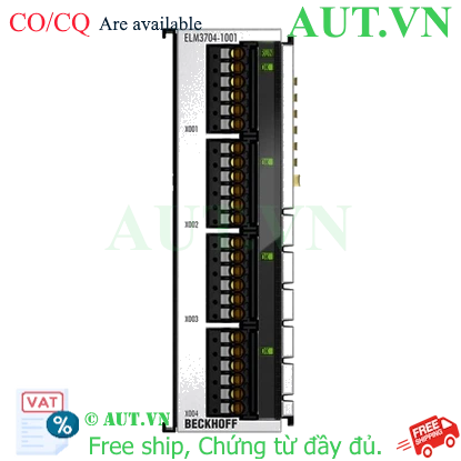 Ảnh của ELM3704-1001 | EtherCAT Terminal, 4-channel analog input, multi-function, 24 bit, 10 ksps, TC compensation