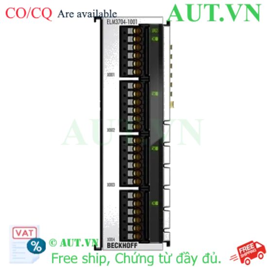 Ảnh của Module EtherCAT Beckhoff ELM3704-1001 | 4 Kênh Analog Input, 24-bit, 10ksps