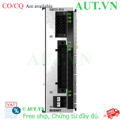 Ảnh của ELM7231-9018 | EtherCAT Terminal, 1-channel motion interface, servo motor, 48 V DC, 16 A, OCT, STO, Safe Motion, TwinSAFE Logic