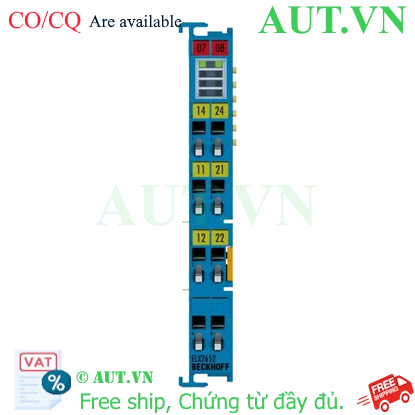 Ảnh của ELX2652 | EtherCAT Terminal, 2-channel relay output, potential-free, Ex i