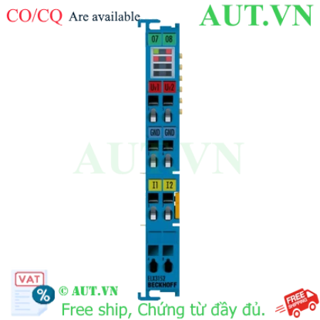 Ảnh của ELX3152 Beckhoff | Module EtherCAT Analog Input 2 Kênh (0/4-20mA) - Chuẩn Chống Cháy Nổ Ex i