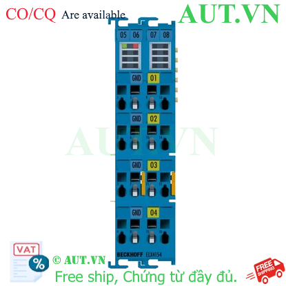 Ảnh của ELX4154 | EtherCAT Terminal, 4-channel analog output, current, 0/4…20 mA, 16 bit, single-ended, Ex i