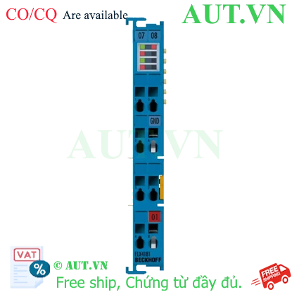 Ảnh của ELX4181 | EtherCAT Terminal, 1-channel analog output, current, 0/4…20 mA, 16 bit, single-ended, HART, Ex i