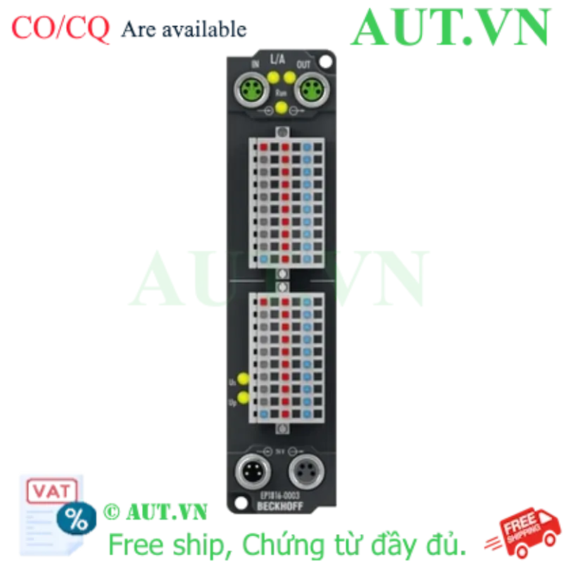 Ảnh của EP1816-0003 | EtherCAT Box, 16-channel digital input, 24 V DC, 10 µs, IP20 connector