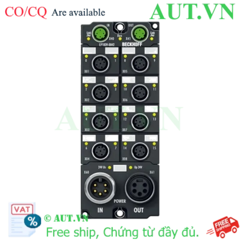 Ảnh của EP1839-0042 | EtherCAT Box, 16-channel digital input, 24 V DC, M12, with diagnostics
