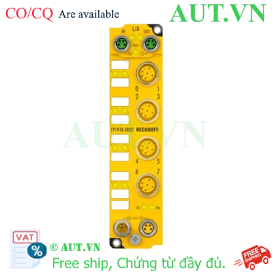 Ảnh của EP1918-0002 | EtherCAT Box, 8-channel digital input, 24 V DC, M12, TwinSAFE, TwinSAFE Logic