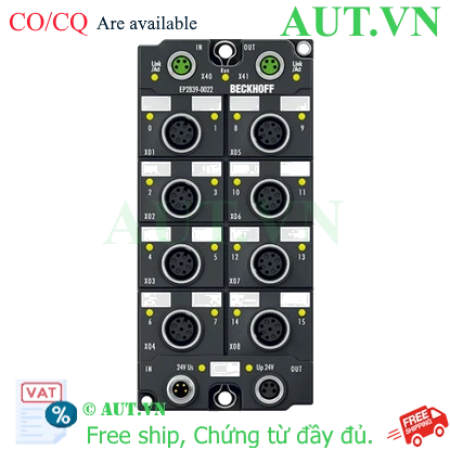 Ảnh của EP2839-0022 | EtherCAT Box, 16-channel digital output, 24 V DC, 0.5 A, M12, with diagnostics