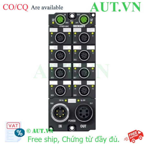Ảnh của EP2839-0042 | EtherCAT Box, 16-channel digital output, 24 V DC, 0.5 A, M12, with diagnostics