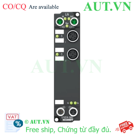 Ảnh của EP4314-1002 | EtherCAT Box, 2-channel analog input + 2-channel analog output, multi-function, ±20 mA, 16 bit, differential, M12