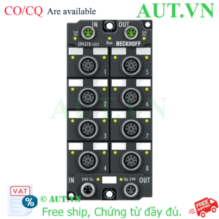 Ảnh của EP4378-1022 | EtherCAT Box, 4-channel analog input + 4-channel analog output, multi-function, ±10 V, 0/4…20 mA, 16 bit, single-ended, M12