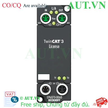 Ảnh của EP6070-0060 | EtherCAT Box, License key for TwinCAT 3.1