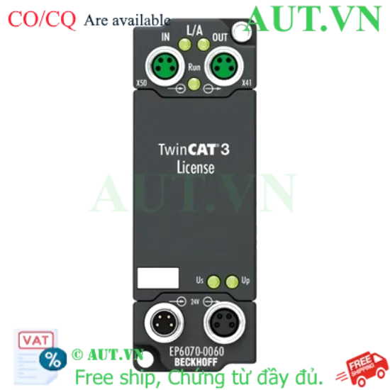 Ảnh của EP6070-0060 | EtherCAT Box, License key for TwinCAT 3.1