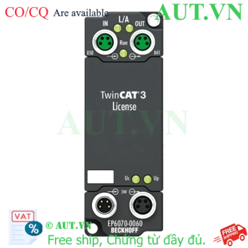 Ảnh của EP6070-0060 | EtherCAT Box, License key for TwinCAT 3.1