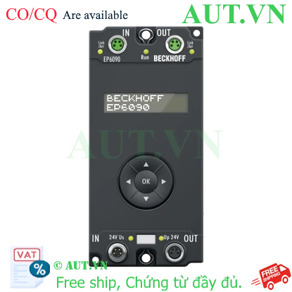 Ảnh của EP6090-0000 | EtherCAT Box, display with navigation switch, operating hours counter