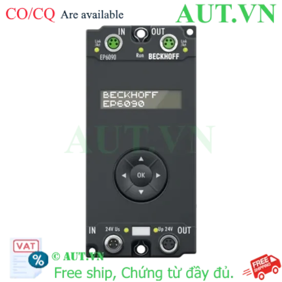 Ảnh của EP6090-0000 | EtherCAT Box, display with navigation switch, operating hours counter