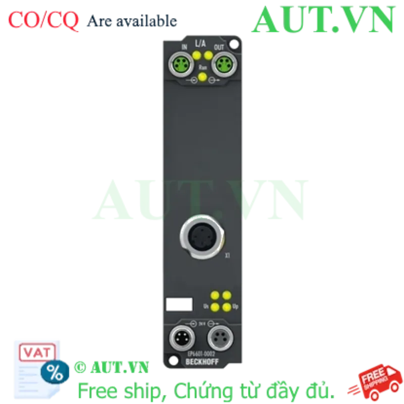 Ảnh của EP6601-0002 | EtherCAT Box, 1-port communication interface, Ethernet switch port