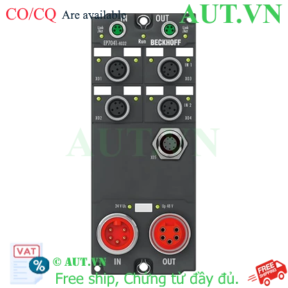 Ảnh của EP7041-4032 | EtherCAT Box, 1-channel motion interface, stepper motor, 48 V DC, 5 A, for high-speed applications, M12, with BiSS C encoder