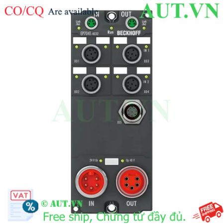 Ảnh của EP7041-4032 | EtherCAT Box, 1-channel motion interface, stepper motor, 48 V DC, 5 A, for high-speed applications, M12, with BiSS C encoder