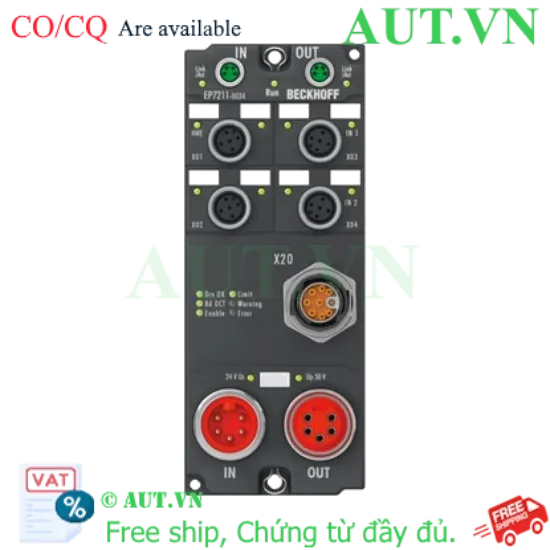 Ảnh của EP7211-0034 | EtherCAT Box, 1-channel motion interface, servomotor, 48 V DC, 4.5 A, OCT, suitable for STO applications