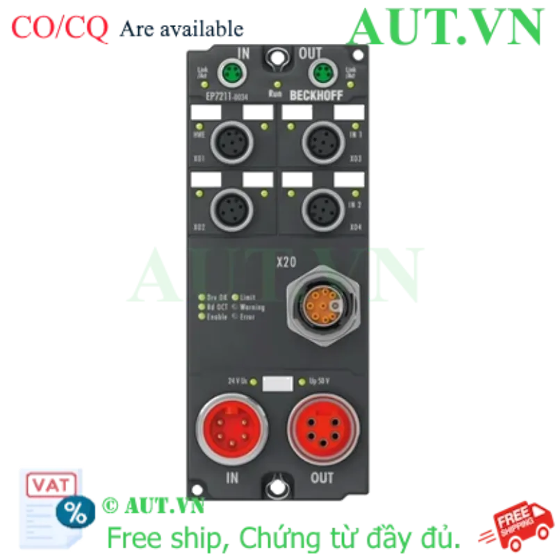 Ảnh của EP7211-0034 | EtherCAT Box, 1-channel motion interface, servomotor, 48 V DC, 4.5 A, OCT, suitable for STO applications