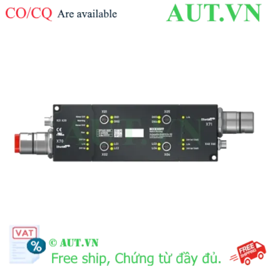 Ảnh của EP7402-0057 | EtherCAT Box, 2-channel motion interface, BLDC motor, 24 V DC, 3.5 A, M8, EtherCAT extension