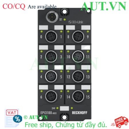 Ảnh của EPI3188-0022 | IO-Link box, 8-channel analog input, multi-function, ±10 V, 0/4…20 mA, 16 bit, single-ended, M12