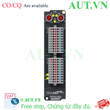 Ảnh của EPP1816-0003 | EtherCAT P Box, 16-channel digital input, 24 V DC, 10 µs, IP 20 connector