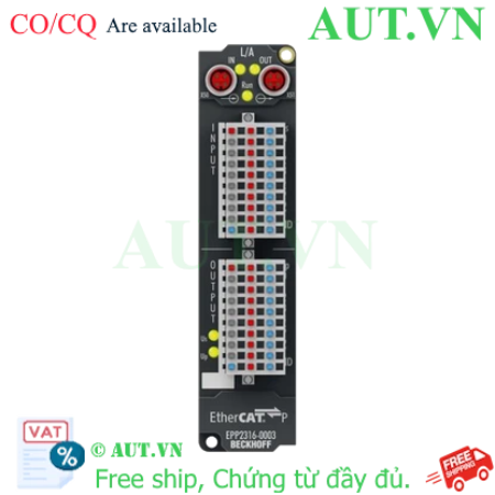 Ảnh của EPP2316-0003 | EtherCAT P Box, 8-channel digital input + 8-channel digital output, 24 V DC, 10 µs, 0.5 A, IP20 connector
