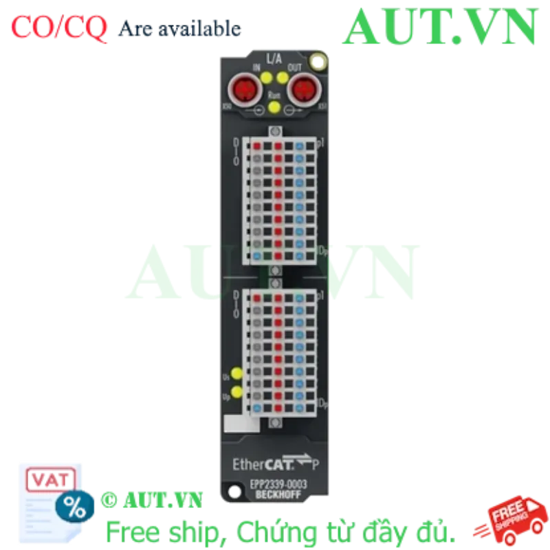 Ảnh của EPP2339-0003 | EtherCAT P Box, 16-channel digital combi, 24 V DC, 3 ms, 0.5 A, IP 20 connector