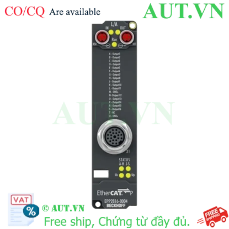 Ảnh của EPP2816-0004 | EtherCAT P Box, 16-channel digital output, 24 V DC, 0.5 A, M16